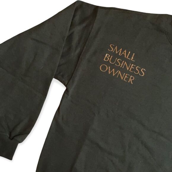 NWT Wool + Pepper Small Business Owner Crewneck Sweatshirt - Picture 3 of 4